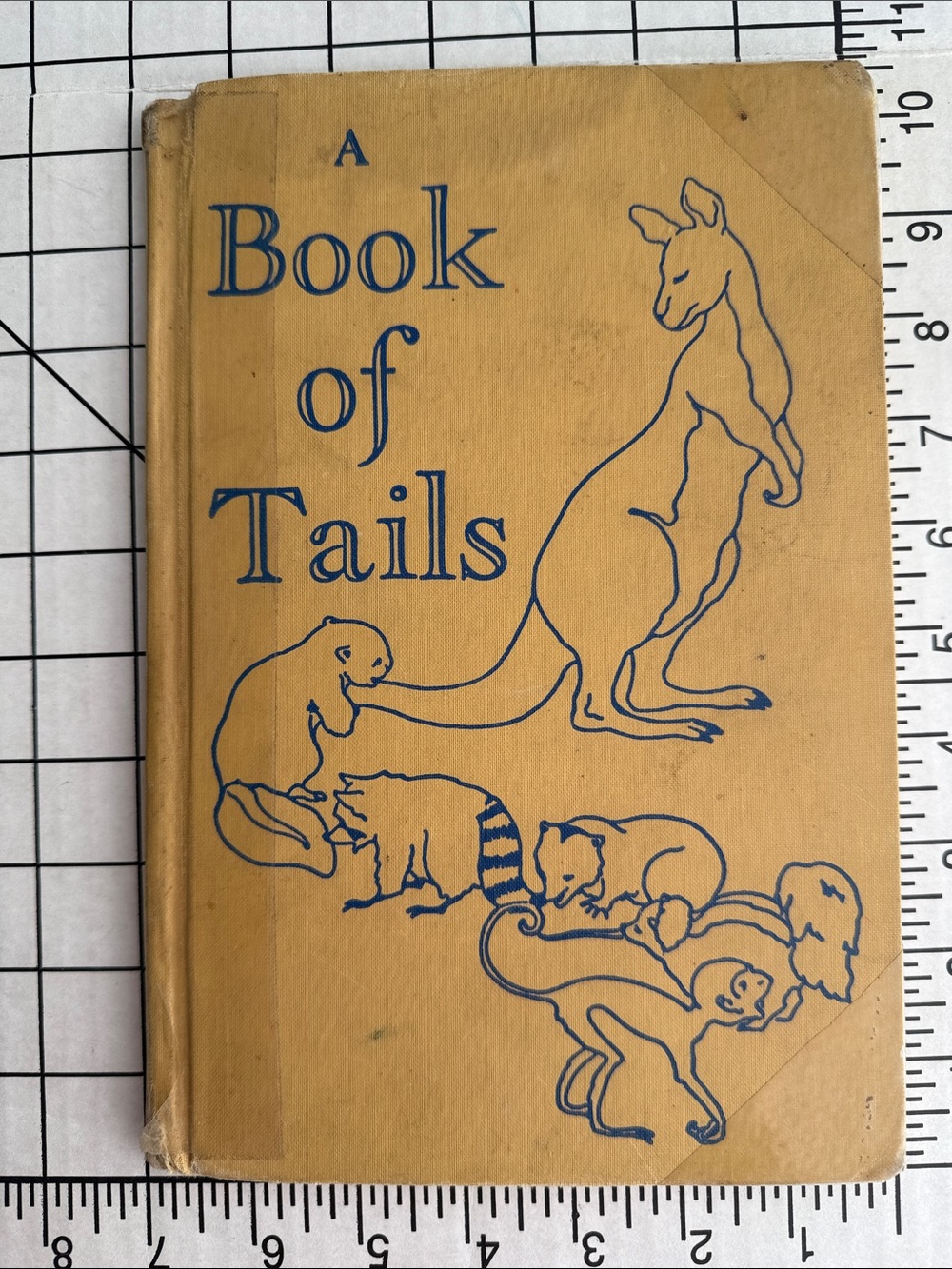 Vintage 1957 A Book of Tails Anne Welsh Guy Elizabeth Rice Illustrated Children’